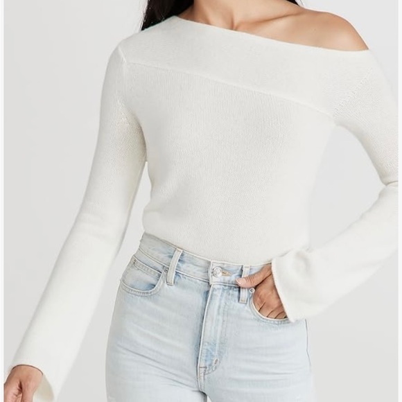 Theory Women's Asymmetric Cashmere Pullover - Picture 1 of 5